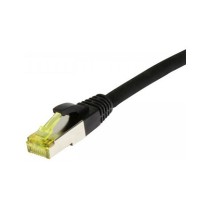 Buy Synergy21 Patchkabel RJ45, CAT6A 500Mhz, 25m, schwarz, S-STP(S FTP), TPE LSZH(Ultraflex), AWG26, mit CAT7 Rohkabel, in Cypru