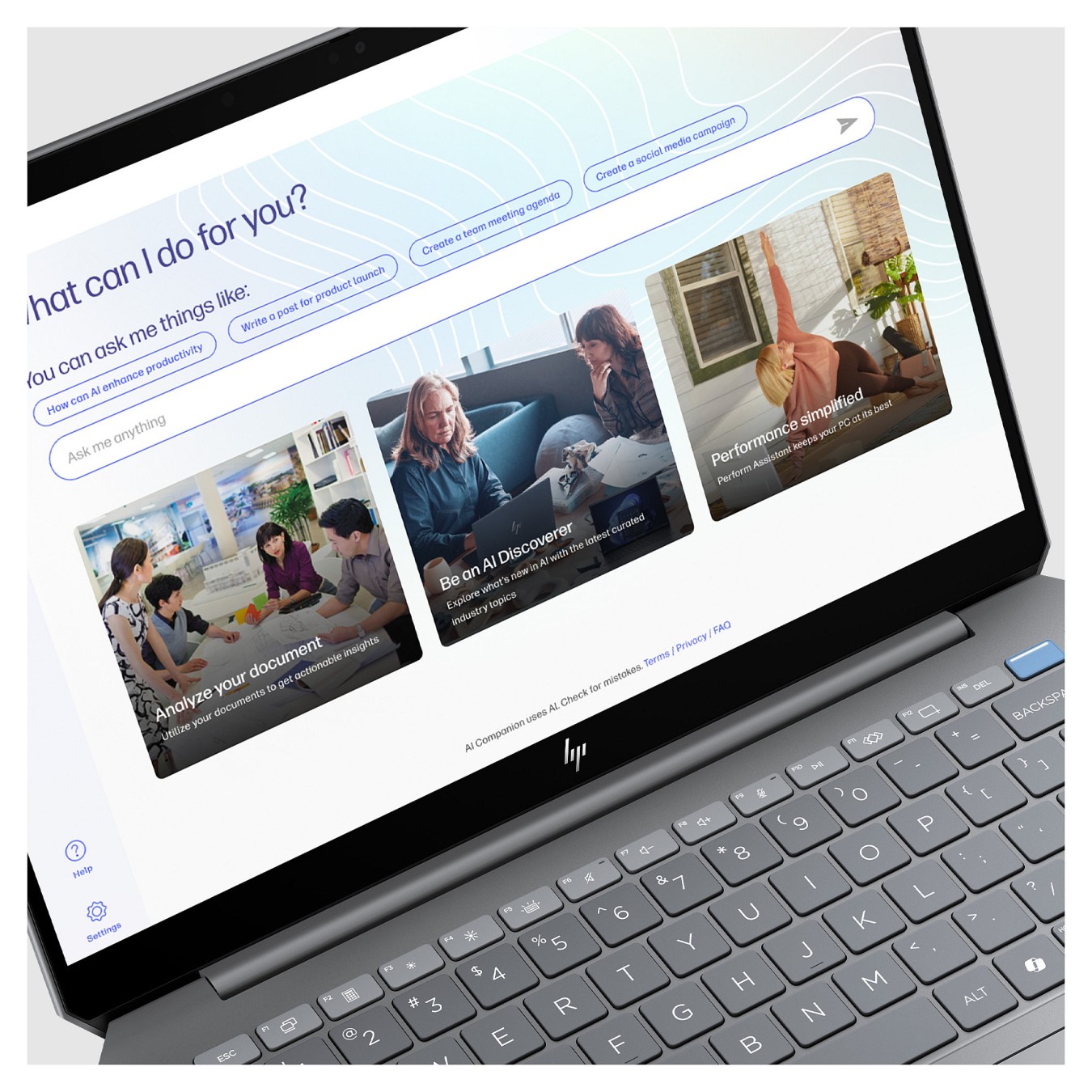 Buy HP AI OmniBook Ultra 14-fd0190ng RYZAI9-365 16GB 512SSD W11Home silver in Cyprus, Nicosia, Limassol, Larnaka, Pafos