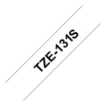 Buy Brother TZe-131S 1 Rolle(n) laminiertes Band Schwarz auf Transparent (1,2cm x 4m) in Cyprus, Nicosia, Limassol, Larnaka, Paf
