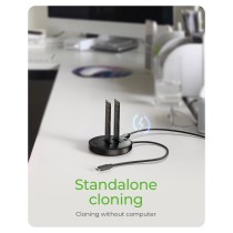 Buy Docking- & Klonstation IcyBox 2x M.2 NVMe SSD in Cyprus, Nicosia, Limassol, Larnaka, Pafos