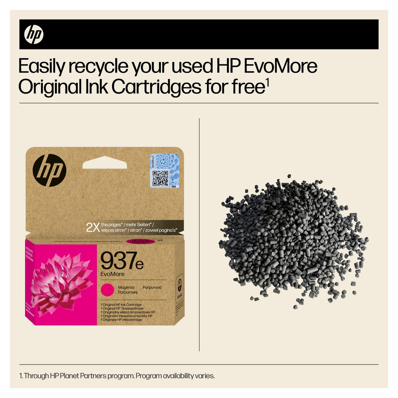Buy HP 937E EVOMORE MAGENTA in Cyprus, Nicosia, Limassol, Larnaka, Pafos