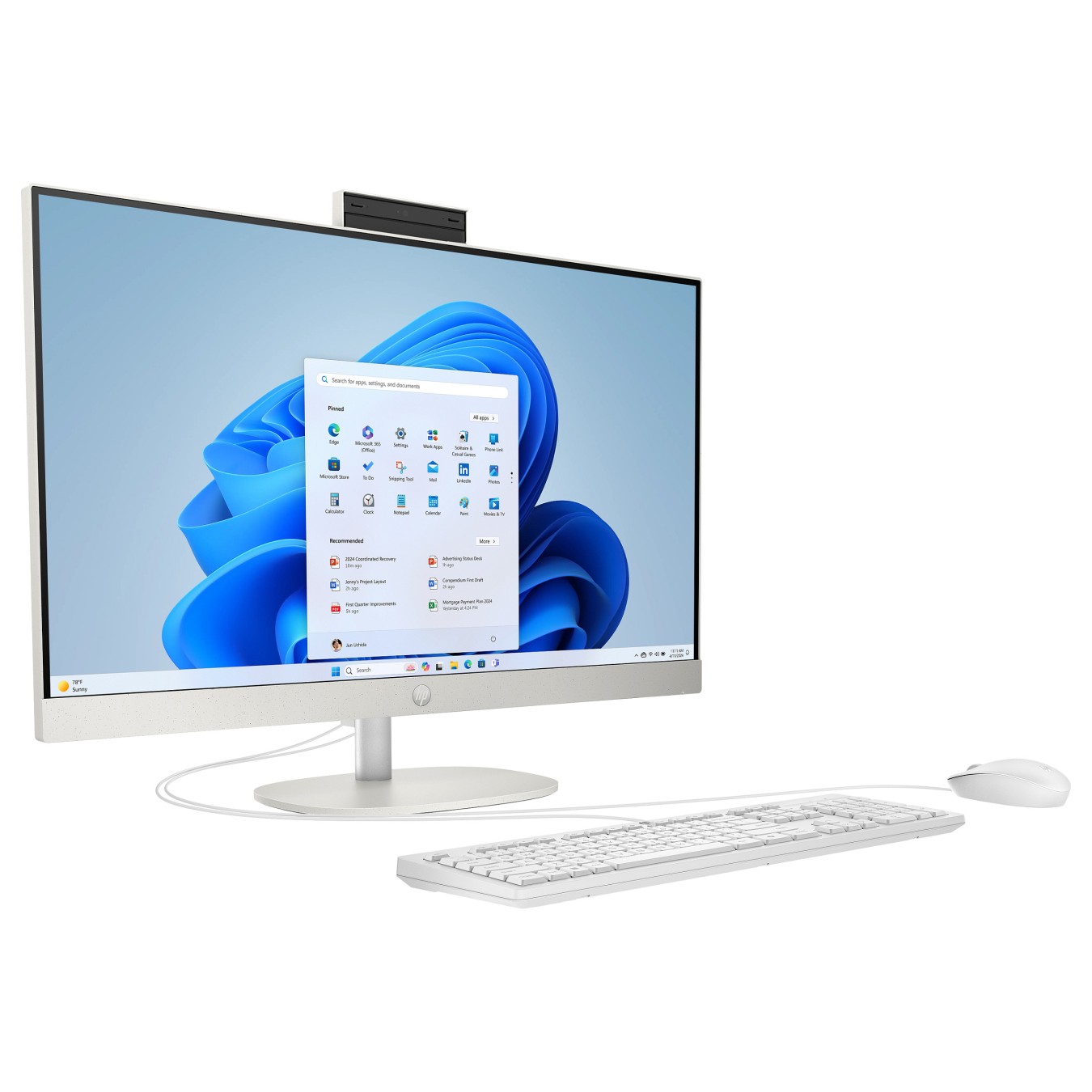 Buy AIO HP 27-cr2255ng CU5 225U 16GB 512SSD W11 Home White in Cyprus, Nicosia, Limassol, Larnaka, Pafos