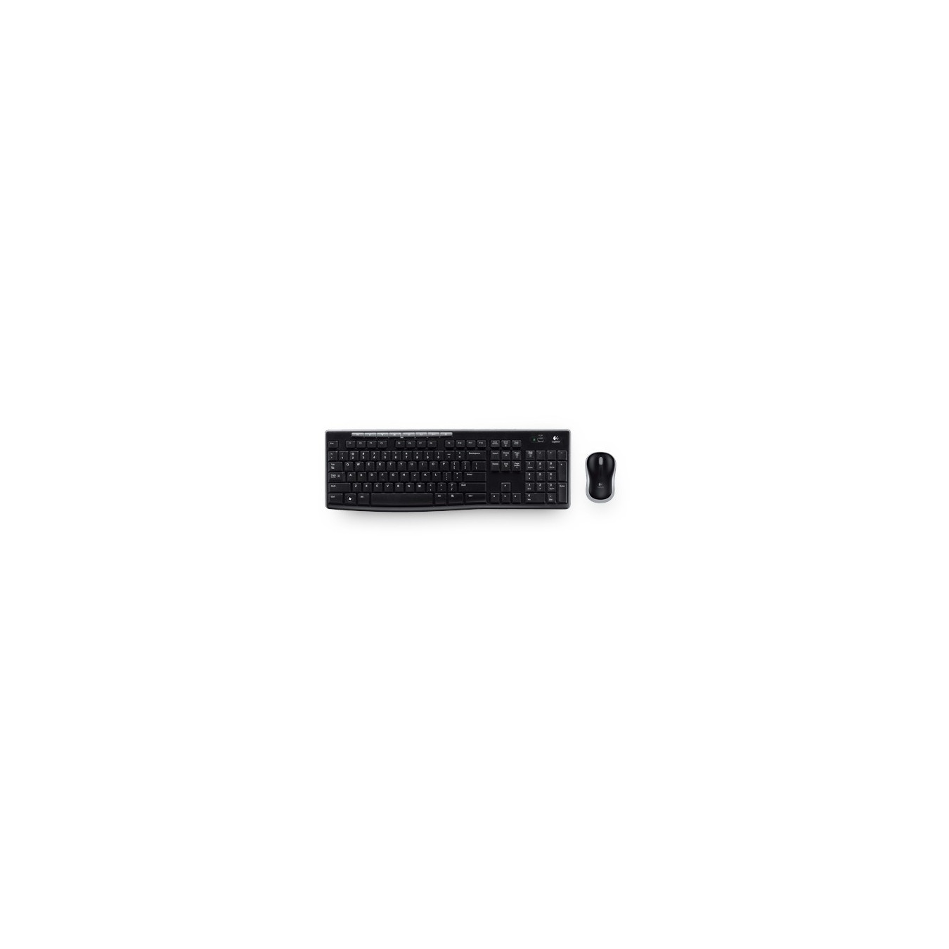 Logitech Wireless Combo MK270 - Black - Full-size QWERTZ Keyboard & Wireless Mouse, 2.4 GHz RF