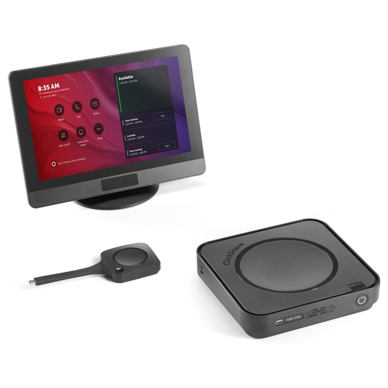 Buy Barco ClickShare Hub Core - Modulares Videokonferenzraumsystem - mit ClickShare Control Panel - power adapter included in Cy