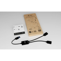 i-tec USB-A Cable Hub 2-Port - 2x USB-A 3.2 Gen 1 (5 Gbit/s), 10 cm Cable, Black — Buy in Cyprus with Fast Delivery