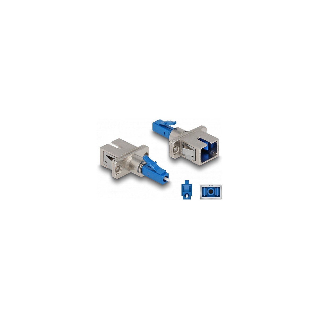 Buy Delock LWL Hybrid Kupplung LC Simplex Stecker zu SC Simplex Buchse blau in Cyprus, Nicosia, Limassol, Larnaka, Pafos
