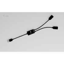 i-tec USB-A Cable Hub 2-Port - 2x USB-A 3.2 Gen 1 (5 Gbit/s), 10 cm Cable, Black — Buy in Cyprus with Fast Delivery