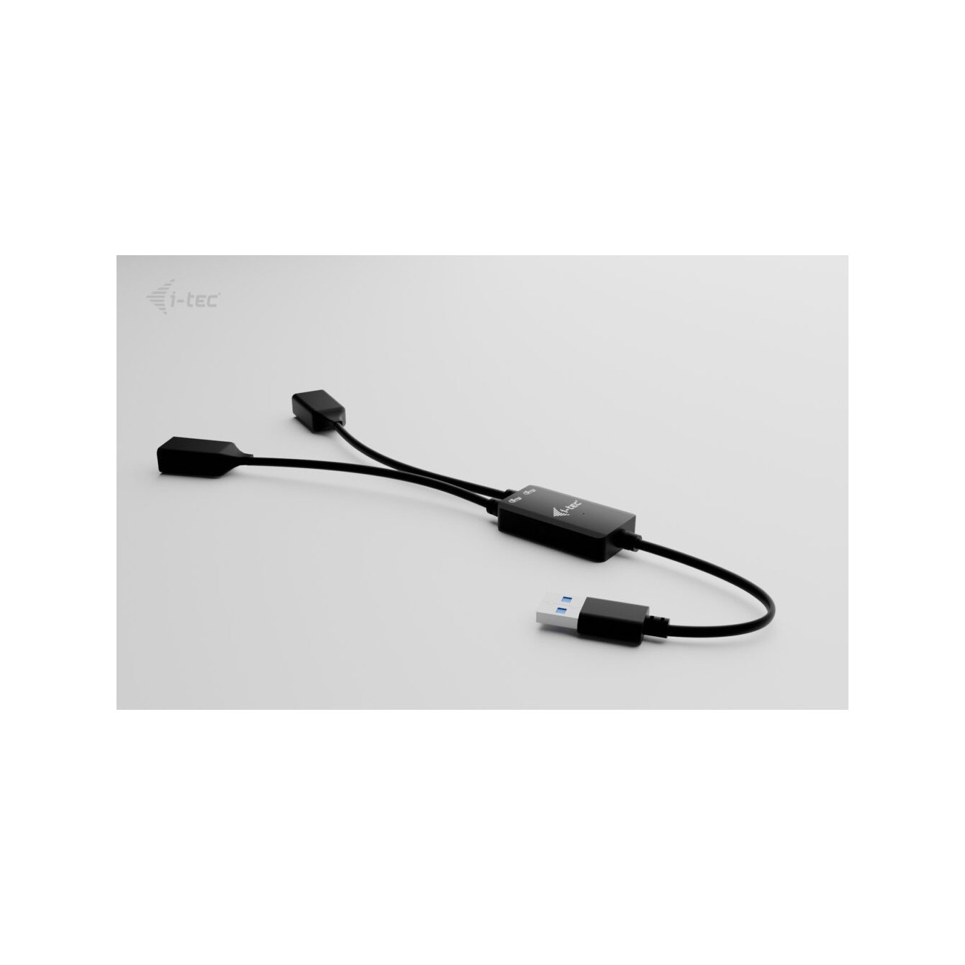 i-tec USB-A Cable Hub 2-Port - 2x USB-A 3.2 Gen 1 (5 Gbit/s), 10 cm Cable, Black — Buy in Cyprus with Fast Delivery
