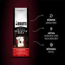 Buy Bialetti Perfetto Moka Classico gemahlen 250 g in Cyprus, Nicosia, Limassol, Larnaka, Pafos