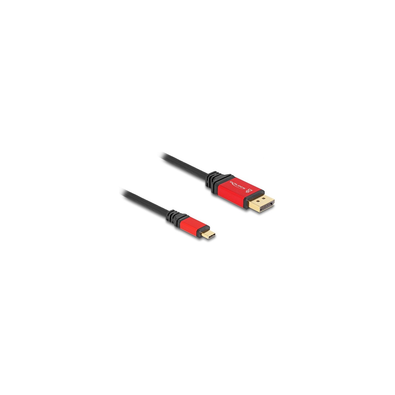 Buy DELOCK ?USB Type-C zu DisplayPort Kabel DP Alt Mode 8K 30 Hz mit HDR Funktion 1m rot in Cyprus, Nicosia, Limassol, Larnaka, 
