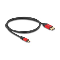 Buy DELOCK ?USB Type-C zu DisplayPort Kabel DP Alt Mode 8K 30 Hz mit HDR Funktion 1m rot in Cyprus, Nicosia, Limassol, Larnaka, 
