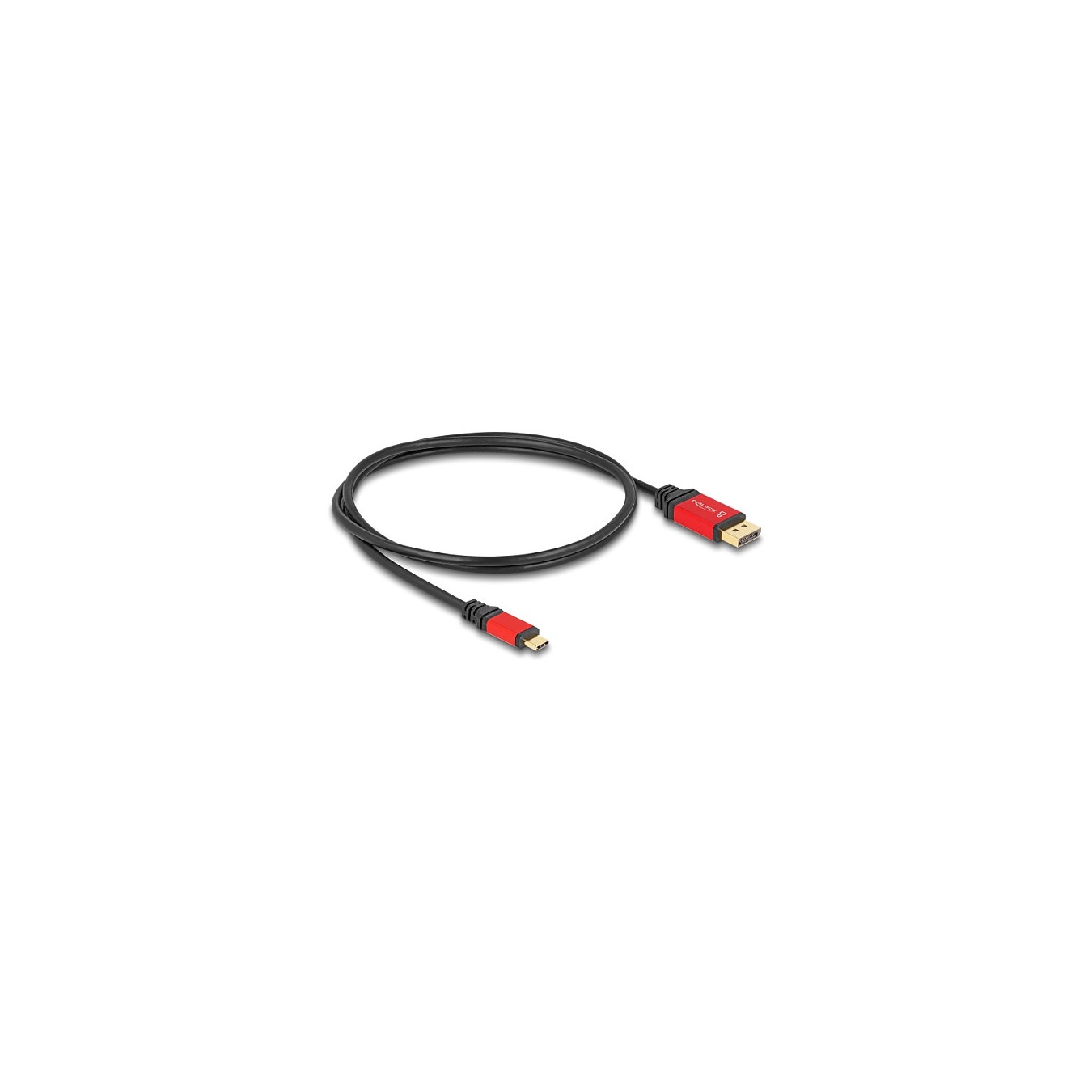 Buy DELOCK ?USB Type-C zu DisplayPort Kabel DP Alt Mode 8K 30 Hz mit HDR Funktion 1m rot in Cyprus, Nicosia, Limassol, Larnaka, 