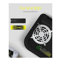Buy ICY BOX M.2 Kühlkörper für PS5, passt für M.2 SSD 22x80 mm, 10 mm Bauhöhe, schwarz in Cyprus, Nicosia, Limassol, Larnaka, Pa