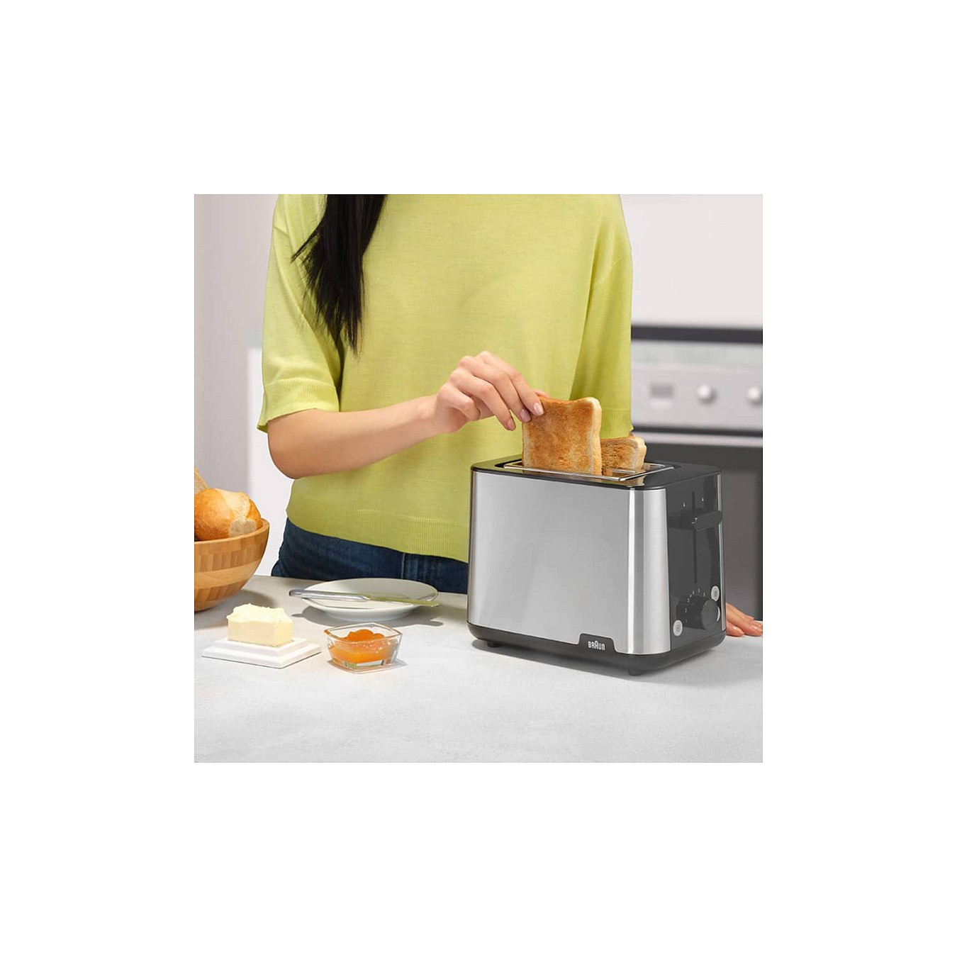 Buy Braun Toaster 1510 BK PurShine in Cyprus, Nicosia, Limassol, Larnaka, Pafos