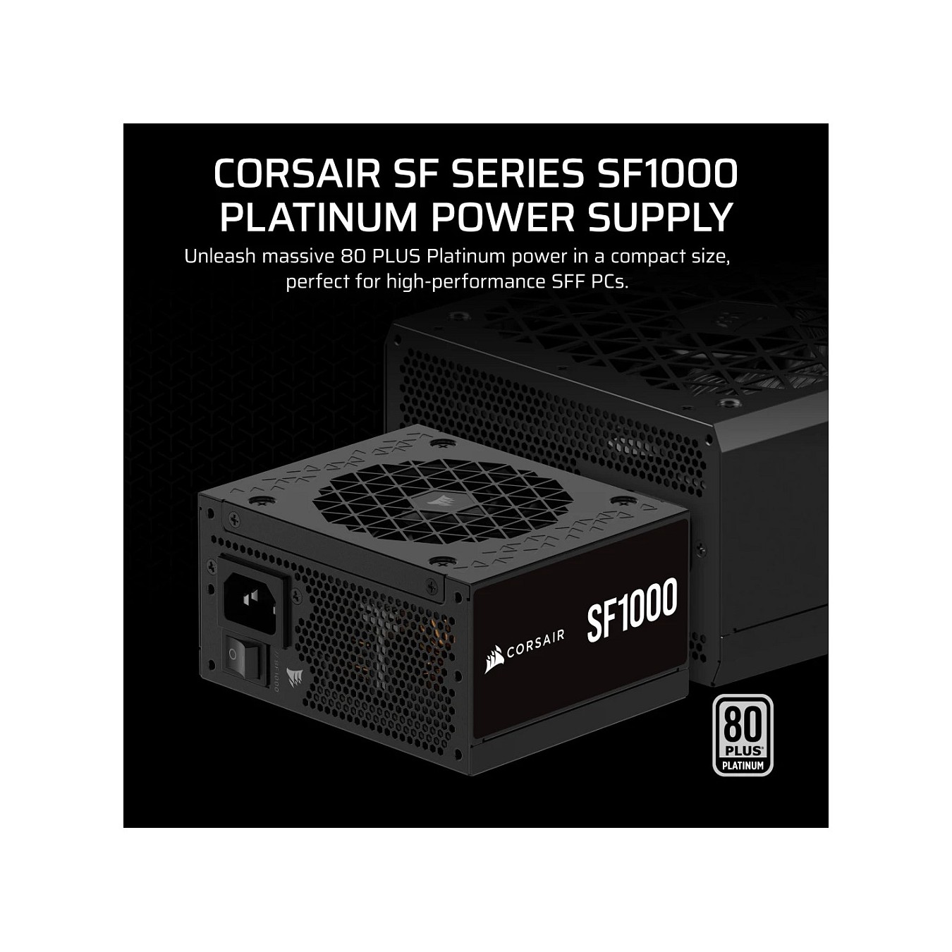 Buy 1000W Corsair Netzteil SF1000 Modular SFX 1000W (80+Platin) in Cyprus, Nicosia, Limassol, Larnaka, Pafos