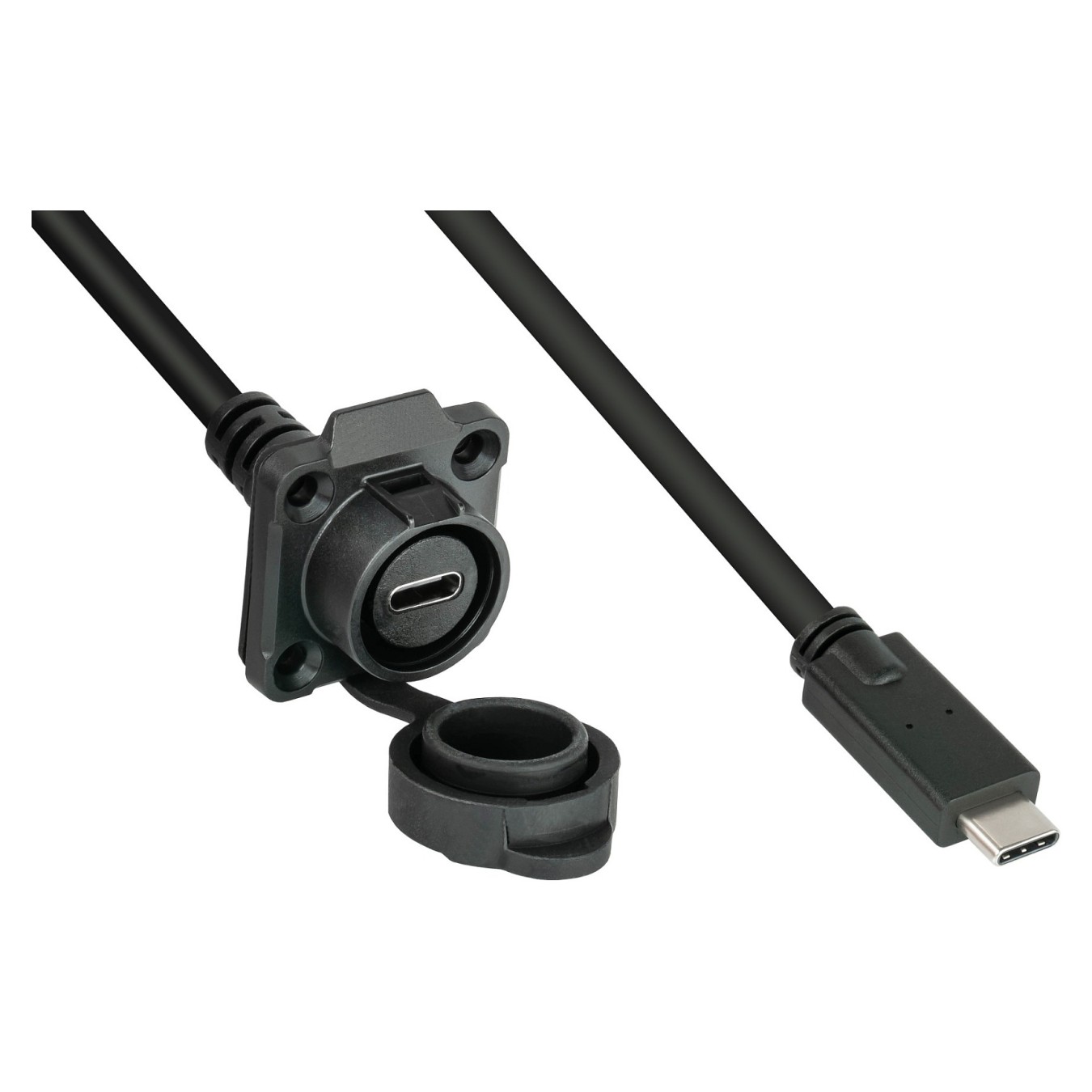 Buy Good Connections Industrie-Einbauverlängerung S1 - USB 0,5m in Cyprus, Nicosia, Limassol, Larnaka, Pafos