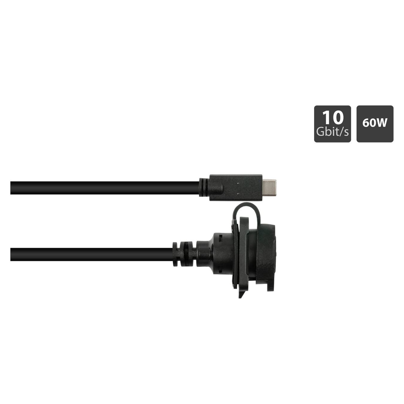 Buy Good Connections Industrie-Einbauverlängerung S1 - USB 0,5m in Cyprus, Nicosia, Limassol, Larnaka, Pafos