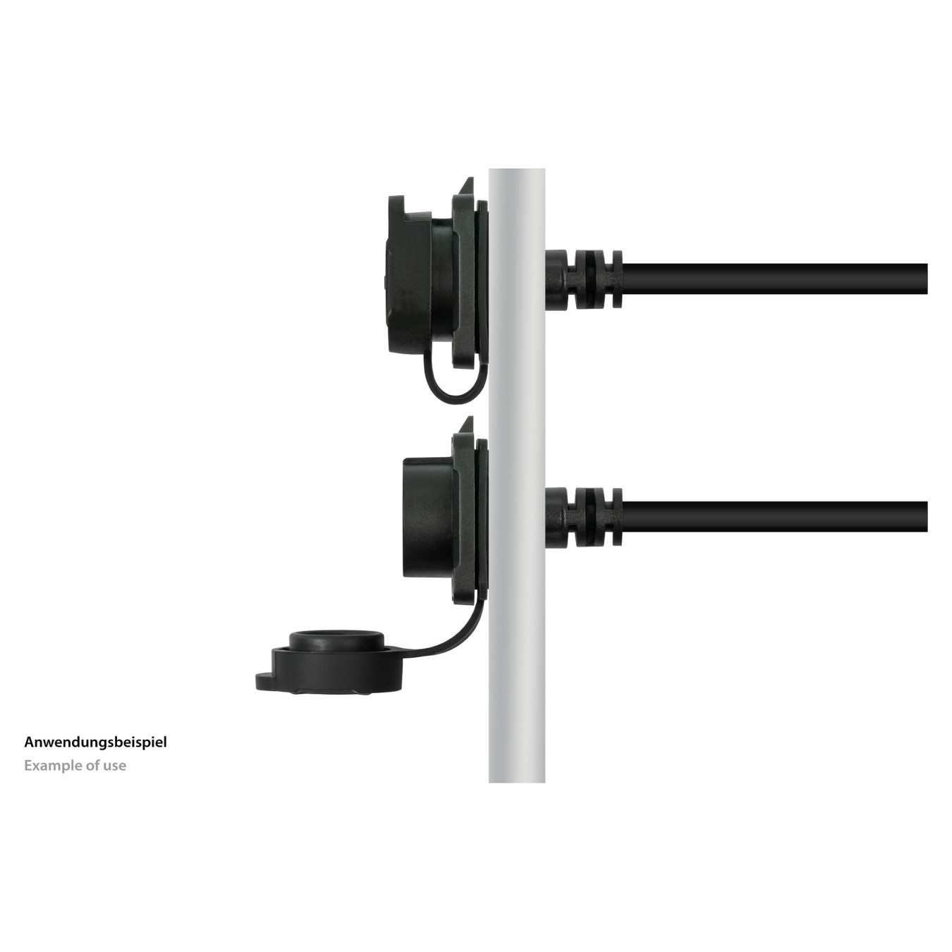 Buy Good Connections Industrie-Einbauverlängerung S1 - USB 0,5m in Cyprus, Nicosia, Limassol, Larnaka, Pafos