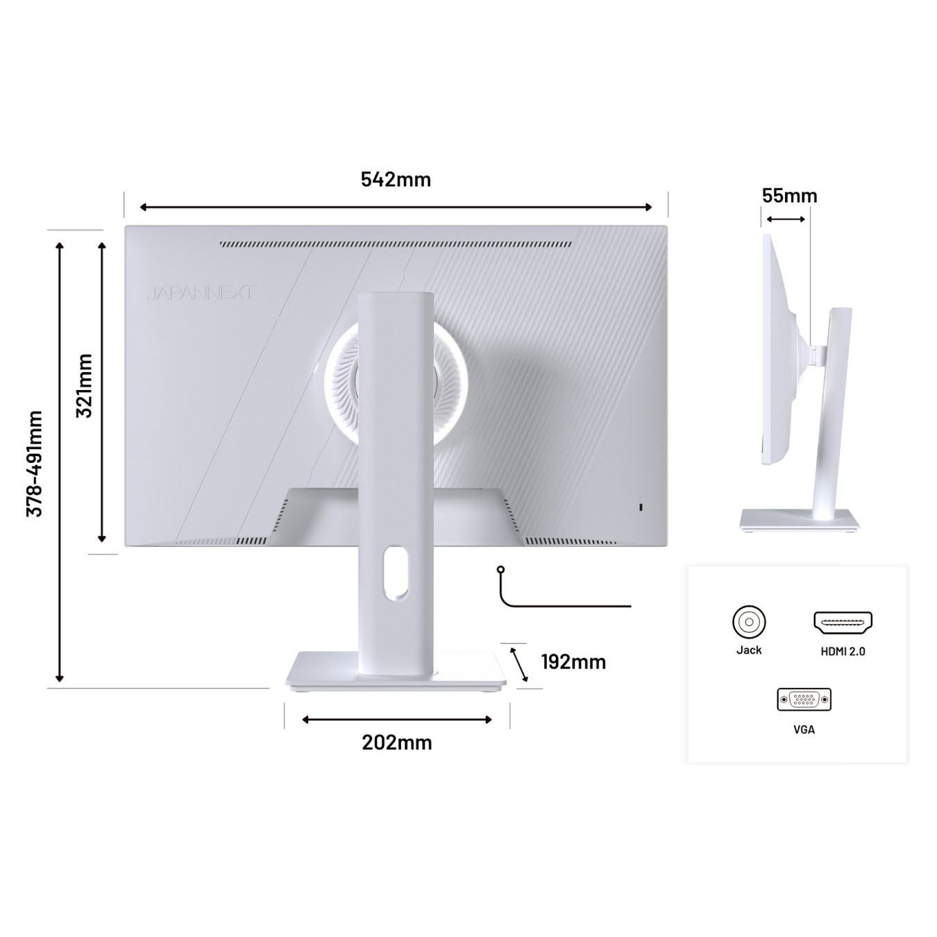 Buy JapanNext FHD Gaming Monitor 60,45cm (23,8') in Cyprus, Nicosia, Limassol, Larnaka, Pafos