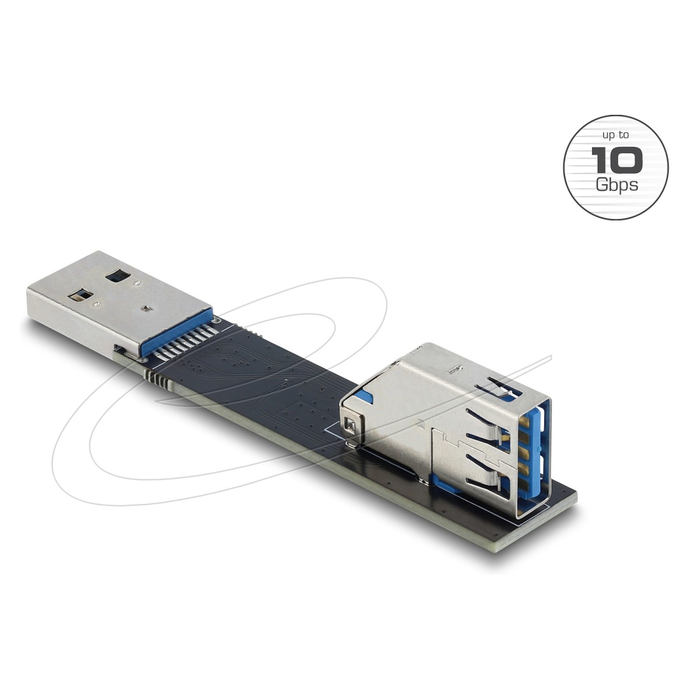Buy Delock USB 10 Gbps Adapter USB Typ-A Buchse zu Stecker gedreht 90° oben in Cyprus, Nicosia, Limassol, Larnaka, Pafos