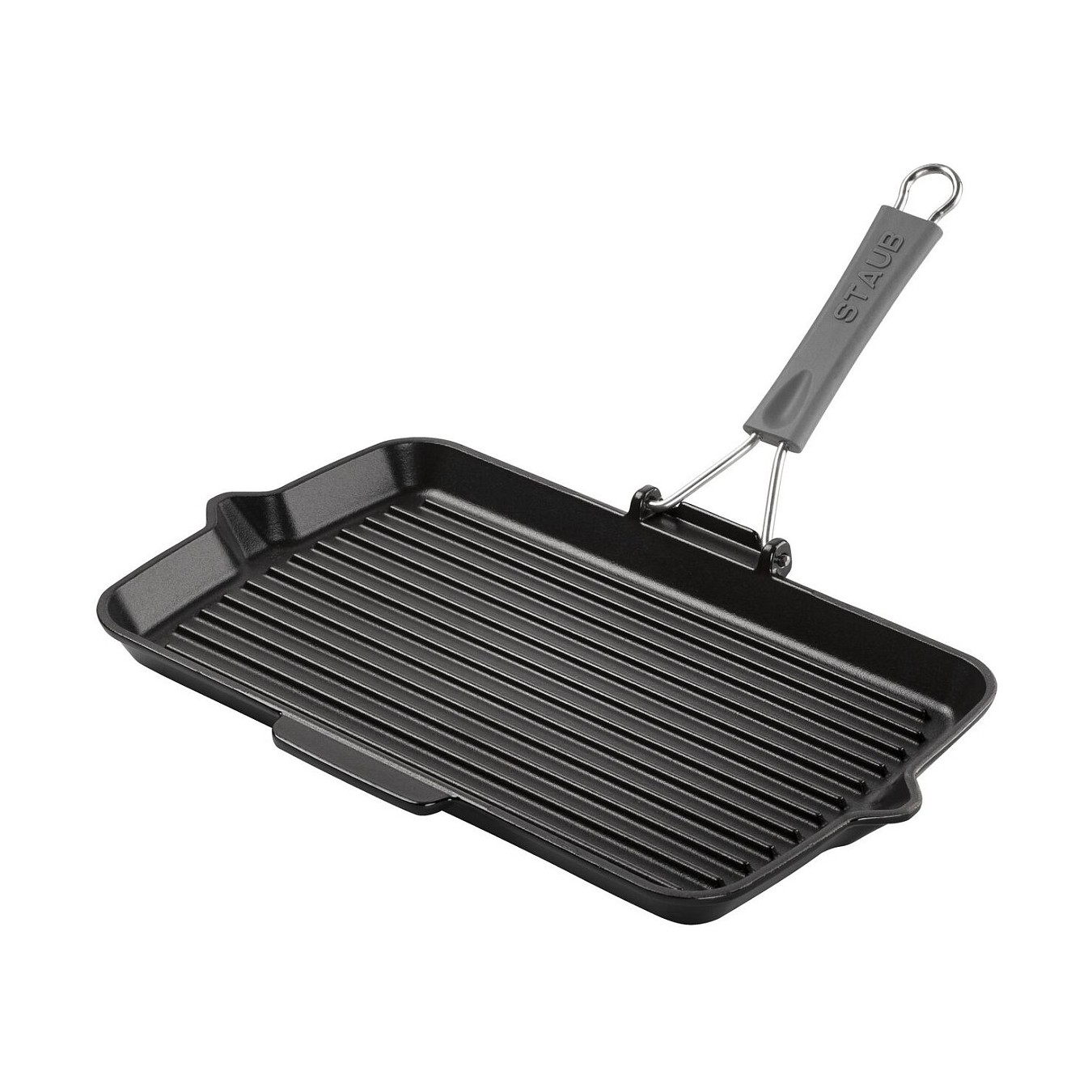 Buy Staub Grillpfanne induktion rechteckig 34x21cm schwarz in Cyprus, Nicosia, Limassol, Larnaka, Pafos