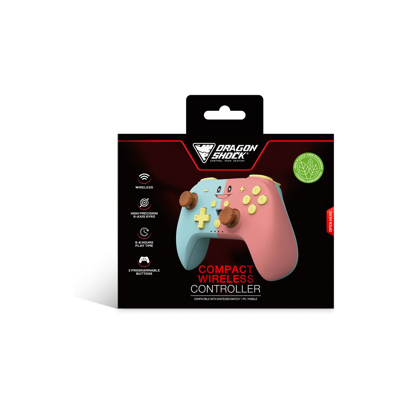 Buy Dragonshock Controller Poptop Wireless Cubes pink blu switch in Cyprus, Nicosia, Limassol, Larnaka, Pafos