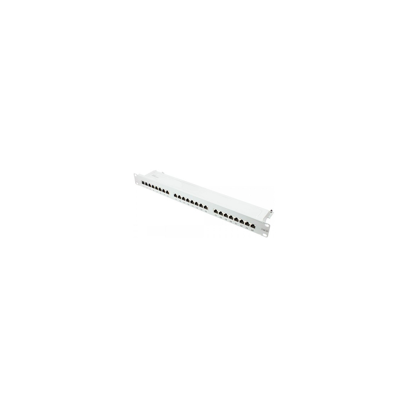 Buy Good Connections Patchpanel 19'Cat. 6 24-P. 1 HE lichtgrau in Cyprus, Nicosia, Limassol, Larnaka, Pafos