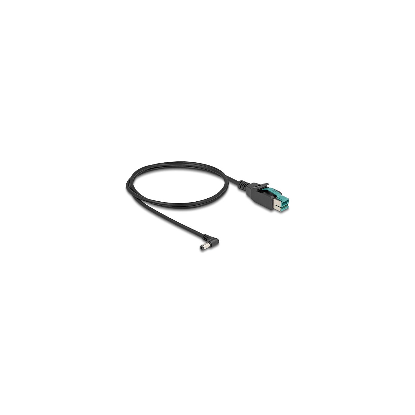 Buy Delock PoweredUSB Kabel Stecker 12 V zu DC 5,5 x 2,1 mm Stecker gewinkelt 1 m in Cyprus, Nicosia, Limassol, Larnaka, Pafos