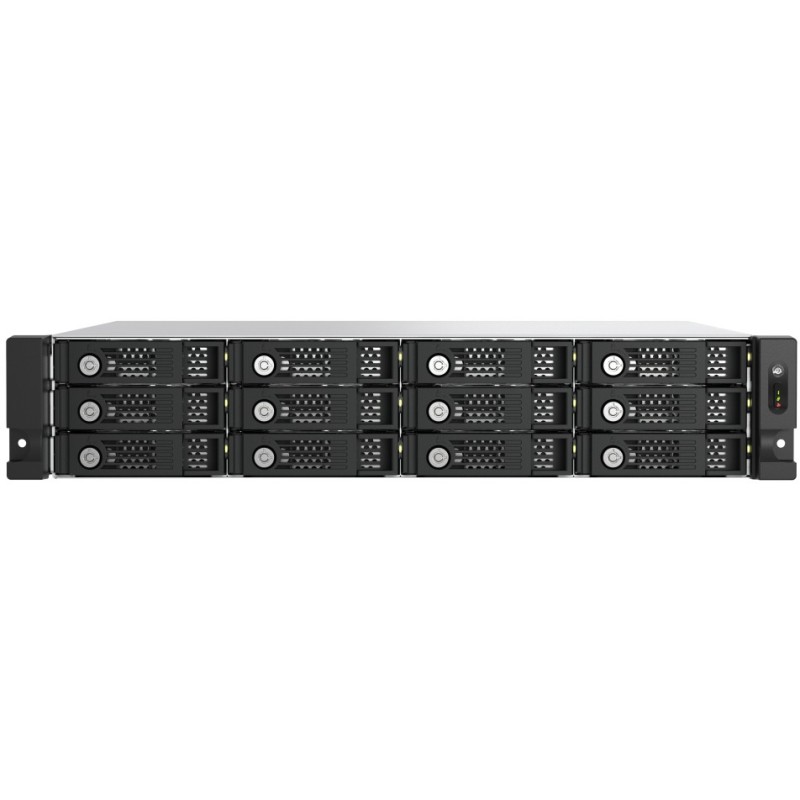 Buy QNAP TL-R1200PES-RP - 12-Bay 2U Rackmount SATA JBOD Expansion Enclosure, 6Gb... in Cyprus, Nicosia, Limassol, Larnaka, Pafos