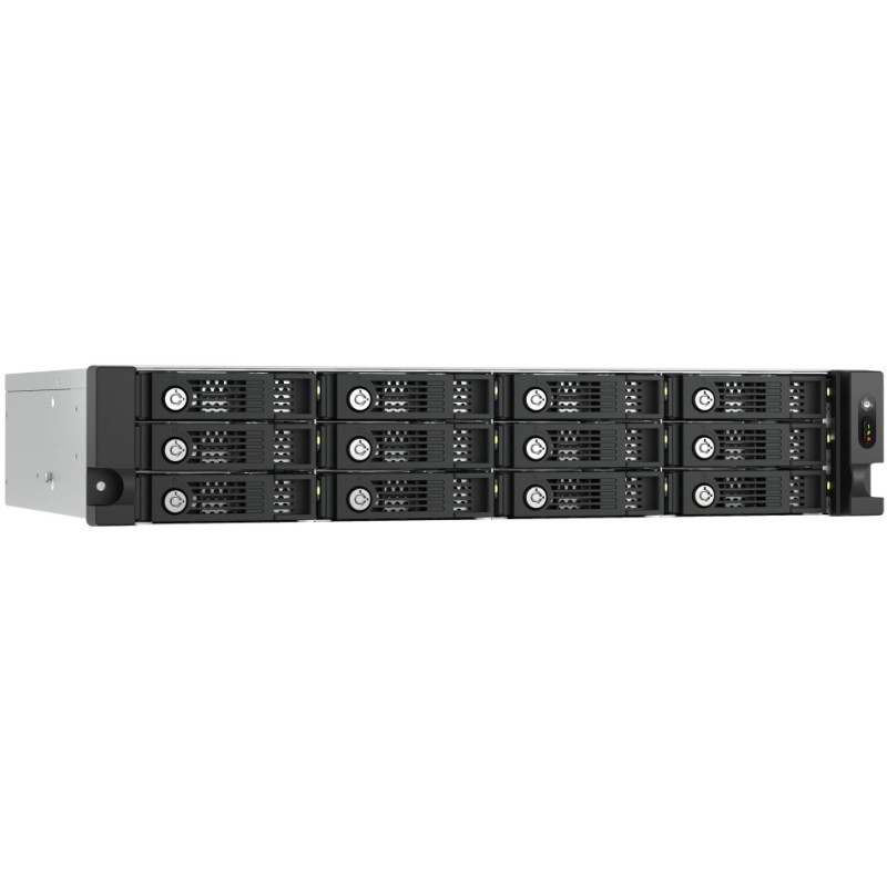 Buy QNAP TL-R1200PES-RP - 12-Bay 2U Rackmount SATA JBOD Expansion Enclosure, 6Gb... in Cyprus, Nicosia, Limassol, Larnaka, Pafos