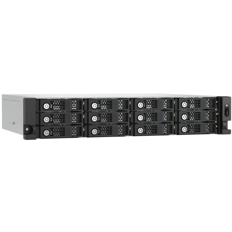 Buy QNAP TL-R1200PES-RP - 12-Bay 2U Rackmount SATA JBOD Expansion Enclosure, 6Gb... in Cyprus, Nicosia, Limassol, Larnaka, Pafos