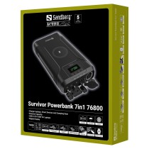 Buy 421-15 SANDBERG Survivor 7in1 Powerbank in Cyprus, Nicosia, Limassol, Larnaka, Pafos