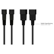 Buy Good Connections Kaltgeräte-Warmgeräte C14 an C15 schw. 5m in Cyprus, Nicosia, Limassol, Larnaka, Pafos