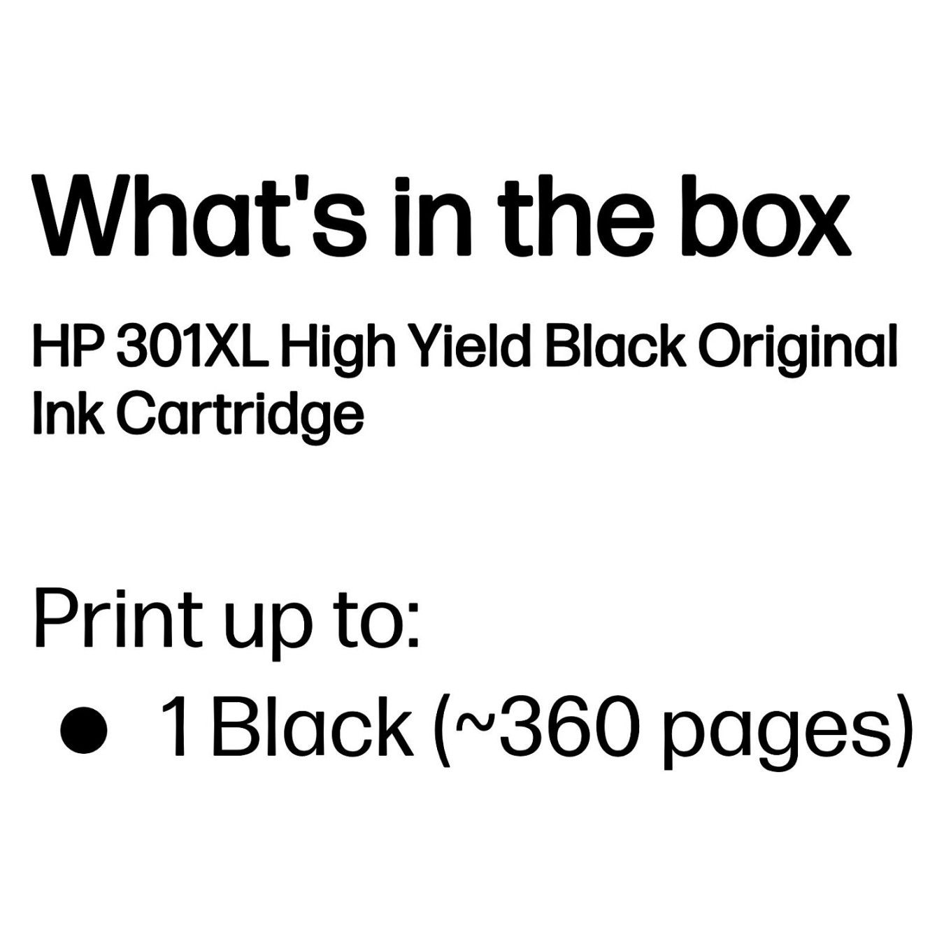 Buy HP 301XL HIGH YIELD BLACK ORIG in Cyprus, Nicosia, Limassol, Larnaka, Pafos