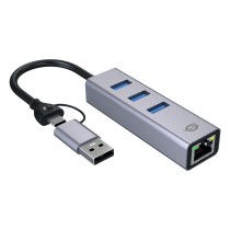 Buy CONCEPTRONIC Adapter USB-C -A3.0- to GbE+3x-A3.0 5Gbs gr in Cyprus, Nicosia, Limassol, Larnaka, Pafos