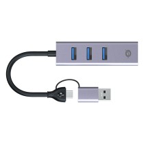 Buy CONCEPTRONIC Adapter USB-C -A3.0- to GbE+3x-A3.0 5Gbs gr in Cyprus, Nicosia, Limassol, Larnaka, Pafos