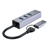 Buy CONCEPTRONIC Adapter USB-C -A3.0- to GbE+3x-A3.0 5Gbs gr in Cyprus, Nicosia, Limassol, Larnaka, Pafos