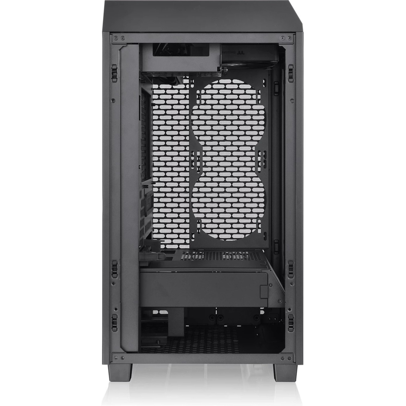 Thermaltake The Tower 200 - CA-1X9-00S1WN-00 - Black Mini-ITX Tower, Supports 380mm GPU & 200mm CPU Cooler, USB-Ax2 + USB-C