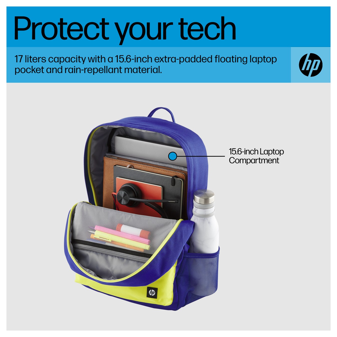 Buy HP Campus Green Backpack in Cyprus, Nicosia, Limassol, Larnaka, Pafos