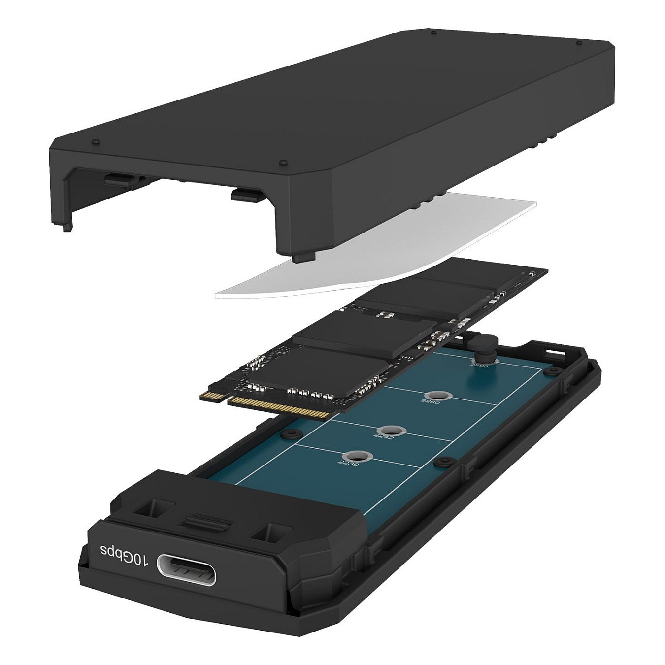 Buy IcyBox Spade Case 1805 NVMe M.2 USB 3.2 Gen 2 Type-C in Cyprus, Nicosia, Limassol, Larnaka, Pafos