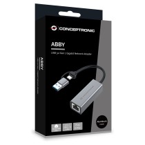 Buy CONCEPTRONIC Adapter USB-C -A3.0- to GbE 5Gbs 0.18m gr in Cyprus, Nicosia, Limassol, Larnaka, Pafos