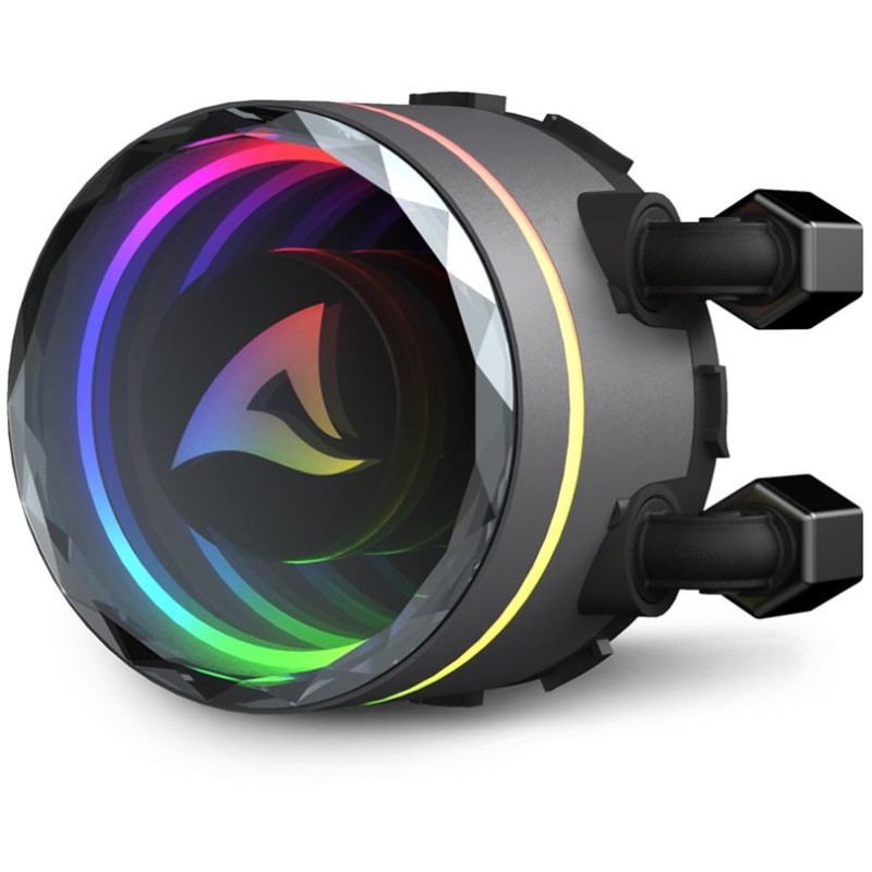 Buy Sharkoon S90 RGB Liquid CPU Cooler - 360mm Radiator - 3x120mm ARGB Fans - Black in Cyprus, Nicosia, Limassol, Larnaka, Pafos