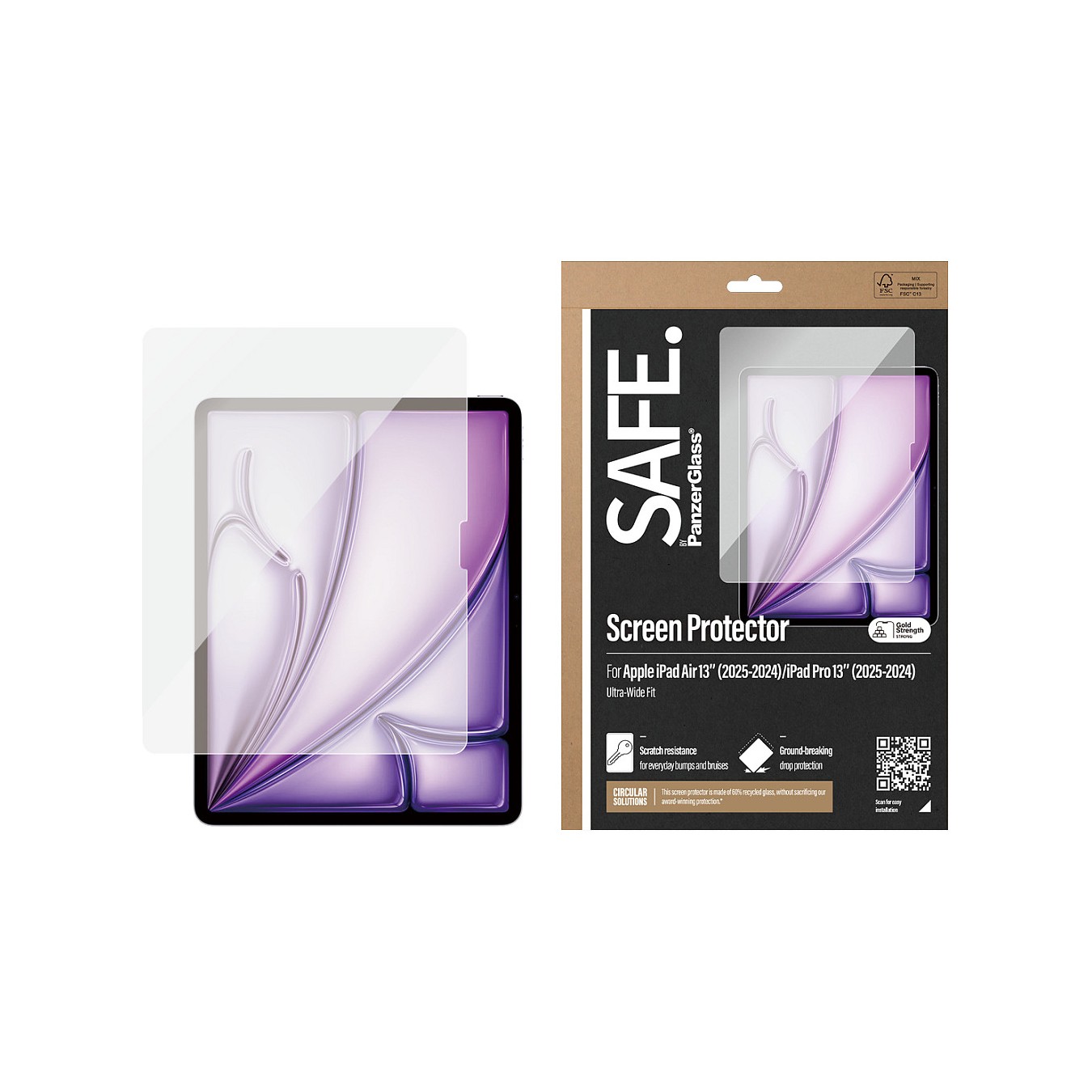 Buy SAFE Screen Protector iPad Pro 13'' (24) iPad Air 13'' (24-25) in Cyprus, Nicosia, Limassol, Larnaka, Pafos
