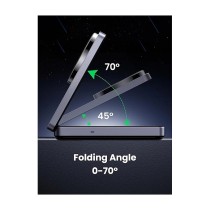 Buy UGREEN W528 Magnetic Wireless Charger 2-in-1 Ladestation fuer Qi?fhige Gerte faltbar grau in Cyprus, Nicosia, Limassol, Larn