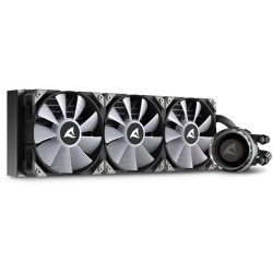 Buy Sharkoon S90 RGB Liquid CPU Cooler - 360mm Radiator - 3x120mm ARGB Fans - Black in Cyprus, Nicosia, Limassol, Larnaka, Pafos