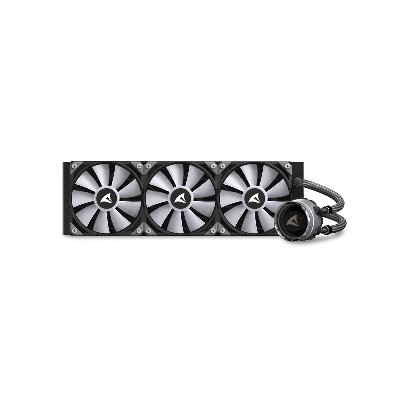 Sharkoon S90 RGB Liquid CPU Cooler - 360mm Radiator - 3x120mm ARGB Fans - Black — Buy in Cyprus with Fast Delivery