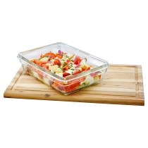 Buy Emsa N10511 Clip & Close Glas Frischhaltedosen-Set 3-teilig Transparent Rot in Cyprus, Nicosia, Limassol, Larnaka, Pafos