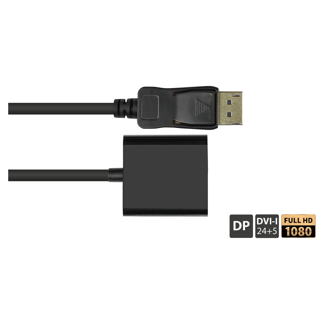 Buy Good Connections Adapter DP-St.-DVI-I 24+5Bu. 0,2m in Cyprus, Nicosia, Limassol, Larnaka, Pafos