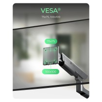 Buy Monitorständer IcyBox 2 Monitore bis zu 57' 27kg Tischmontag in Cyprus, Nicosia, Limassol, Larnaka, Pafos