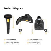 Buy Equip 1D-Barcodescanner Laser USB+Halter schwarz in Cyprus, Nicosia, Limassol, Larnaka, Pafos